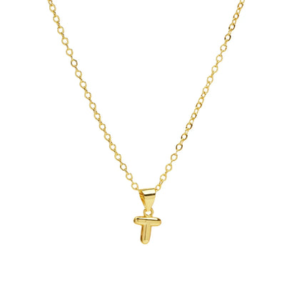 Casual Simple Style Letter Brass Pendant Necklace 1 Piece