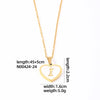 304 Stainless Steel Casual Simple Style Plating Inlay Letter Heart Shape Shell Pendant Necklace