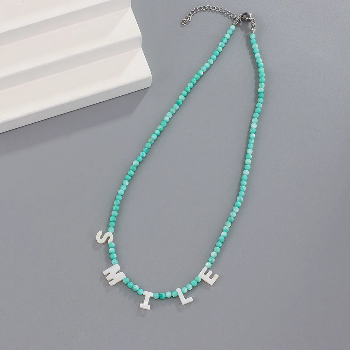 Casual Simple Style Letter Shell Wholesale Necklace