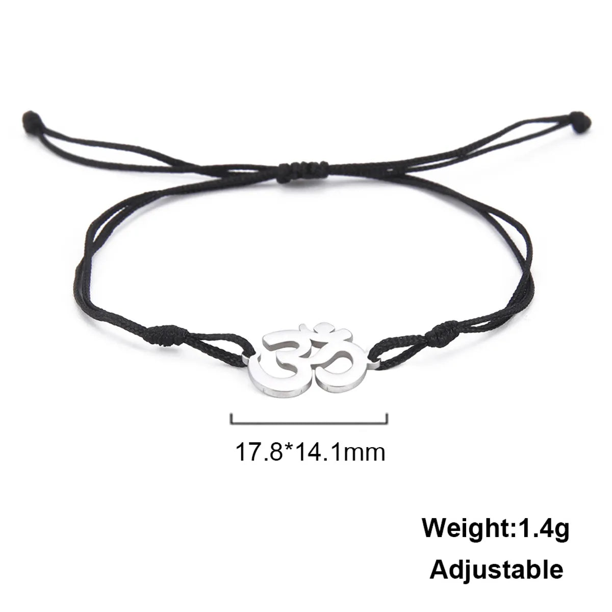 Casual Simple Style Number 304 Stainless Steel Rope Unisex Bracelets