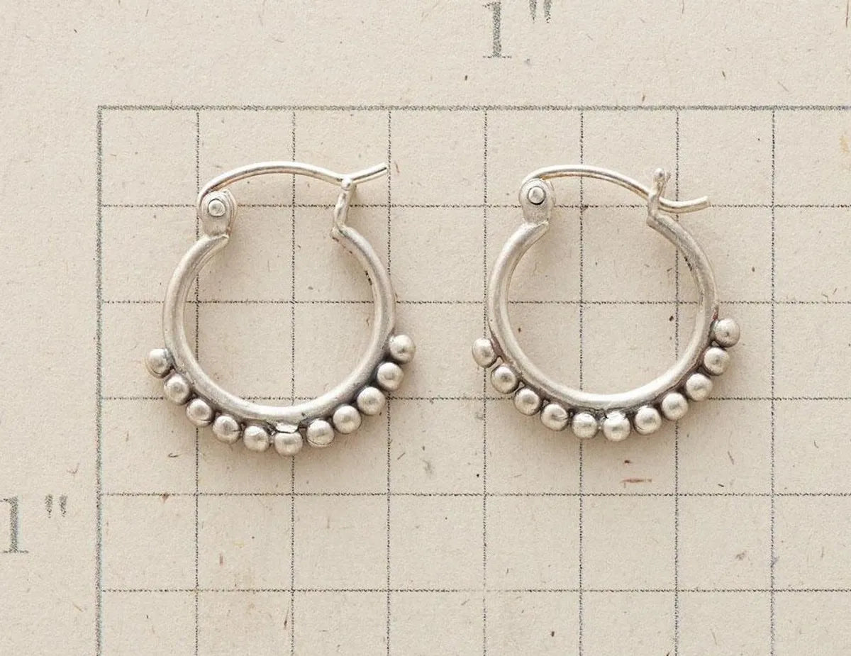 Casual Simple Style Round Alloy Women'S Earrings