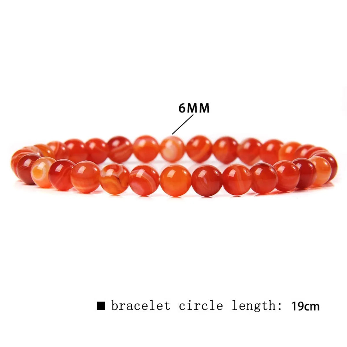 Casual Simple Style Round Natural Stone Wholesale Bracelets