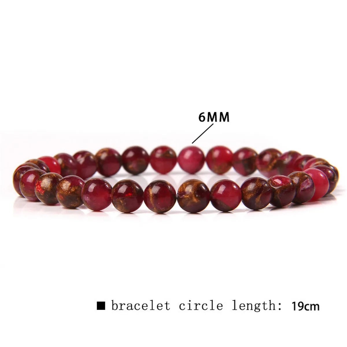 Casual Simple Style Round Natural Stone Wholesale Bracelets