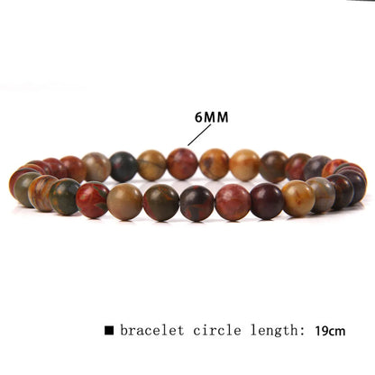 Casual Simple Style Round Natural Stone Wholesale Bracelets