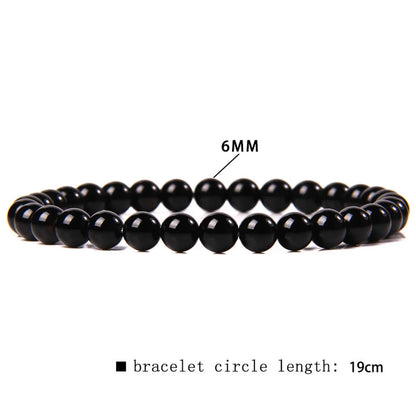 Casual Simple Style Round Natural Stone Wholesale Bracelets