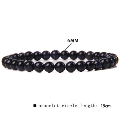 Casual Simple Style Round Natural Stone Wholesale Bracelets