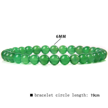 Casual Simple Style Round Natural Stone Wholesale Bracelets