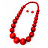 Casual Simple Style Round Wood Beaded Women'S Jewelry Set