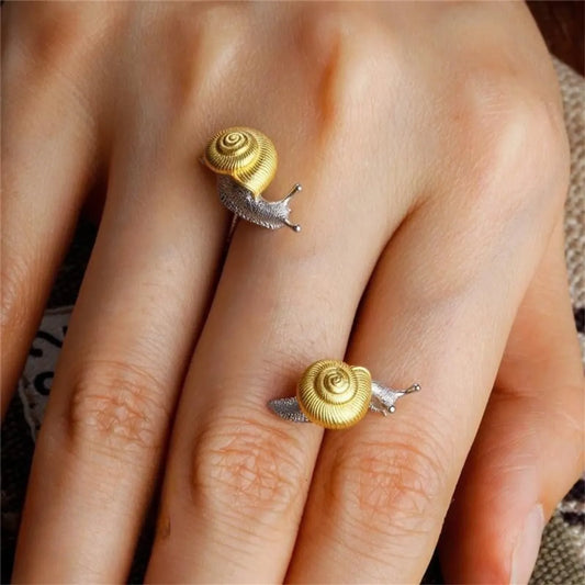 Casual Simple Style Snails Alloy Copper Plating K Gold Plated Women'S Rings Earrings