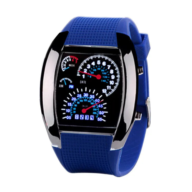 Casual Simple Style Solid Color Electronic Men'S Watches