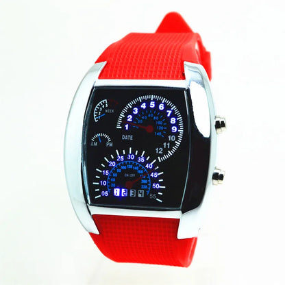 Casual Simple Style Solid Color Electronic Men'S Watches