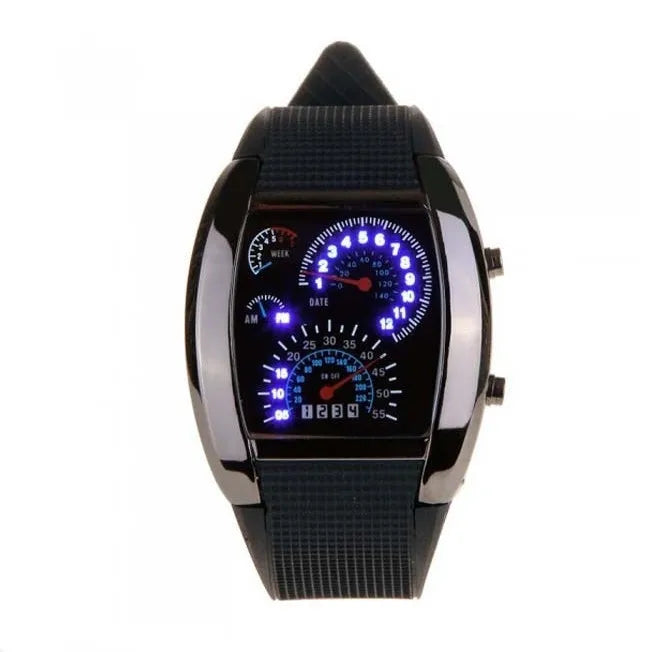 Casual Simple Style Solid Color Electronic Men'S Watches