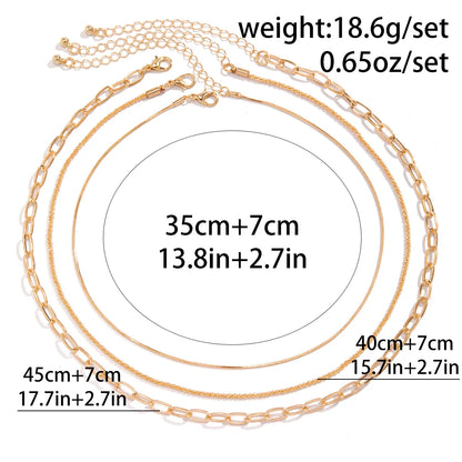 Wholesale Jewelry Casual Simple Style Solid Color Iron Copper Necklace