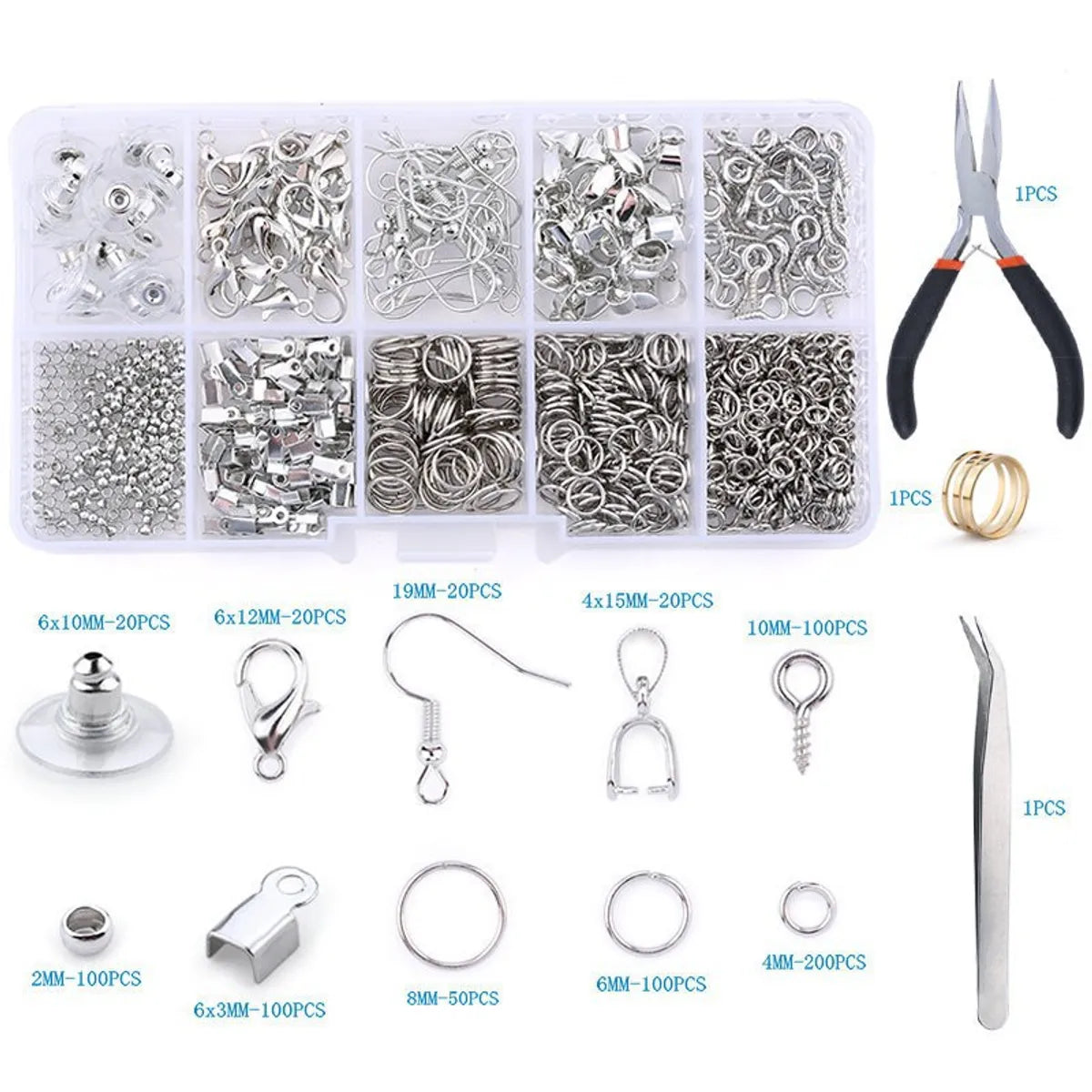 Casual Simple Style Solid Color Metal Plating Jewelry Accessories