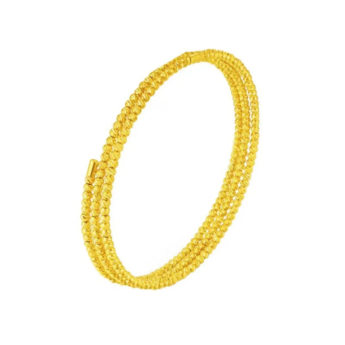 Casual Simple Style Solid Color Metal Wholesale Bangle