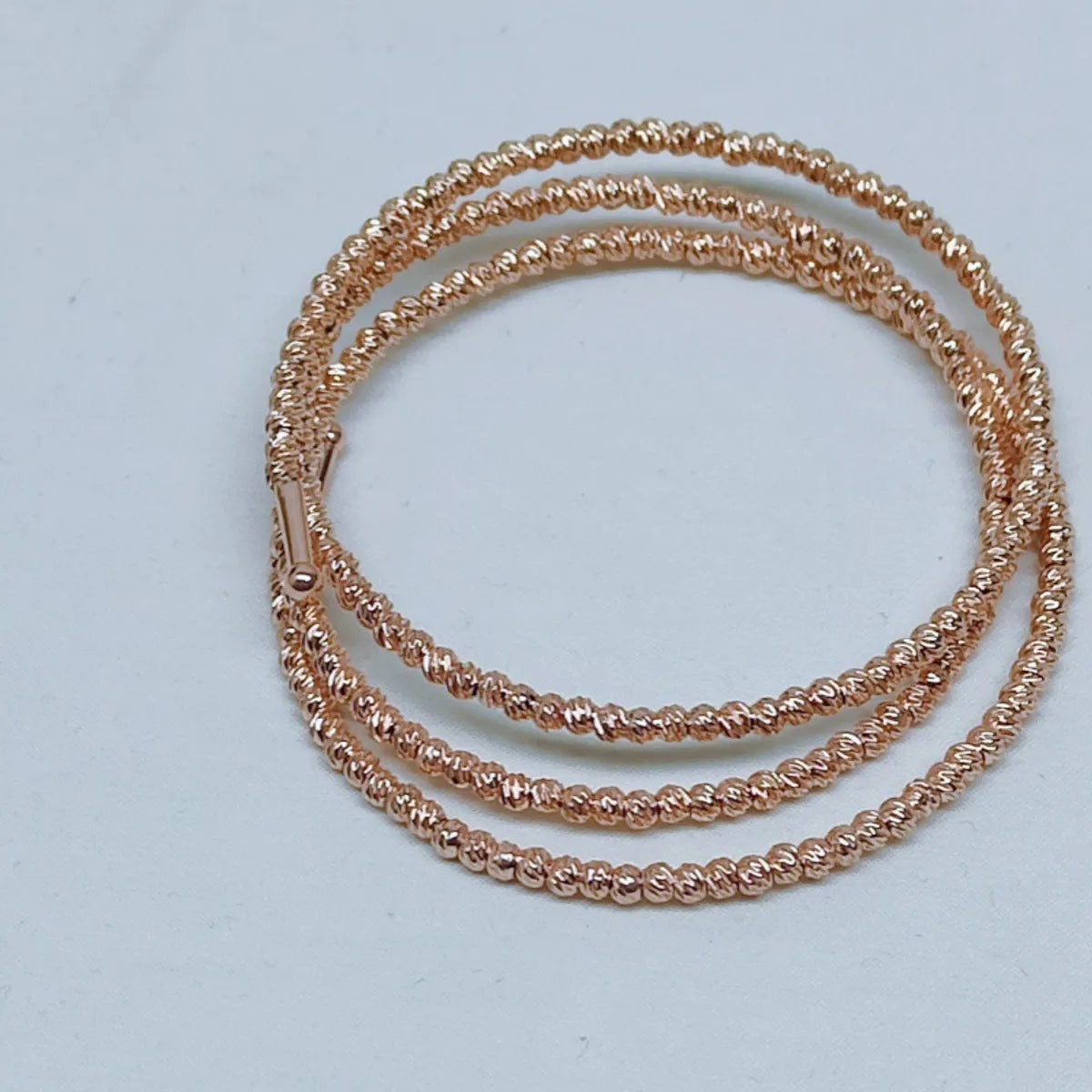 Casual Simple Style Solid Color Metal Wholesale Bangle