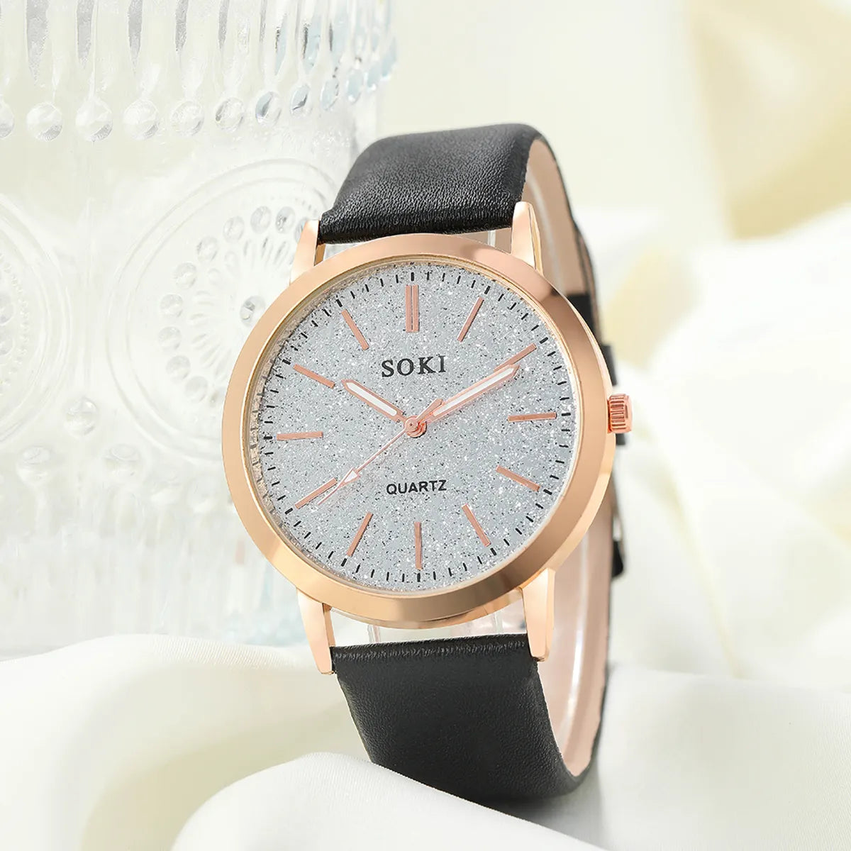 Casual Simple Style Starry Sky Buckle Quartz Women'S Watches