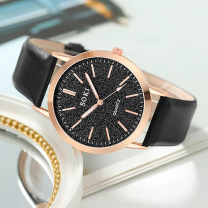 Casual Simple Style Starry Sky Buckle Quartz Women'S Watches