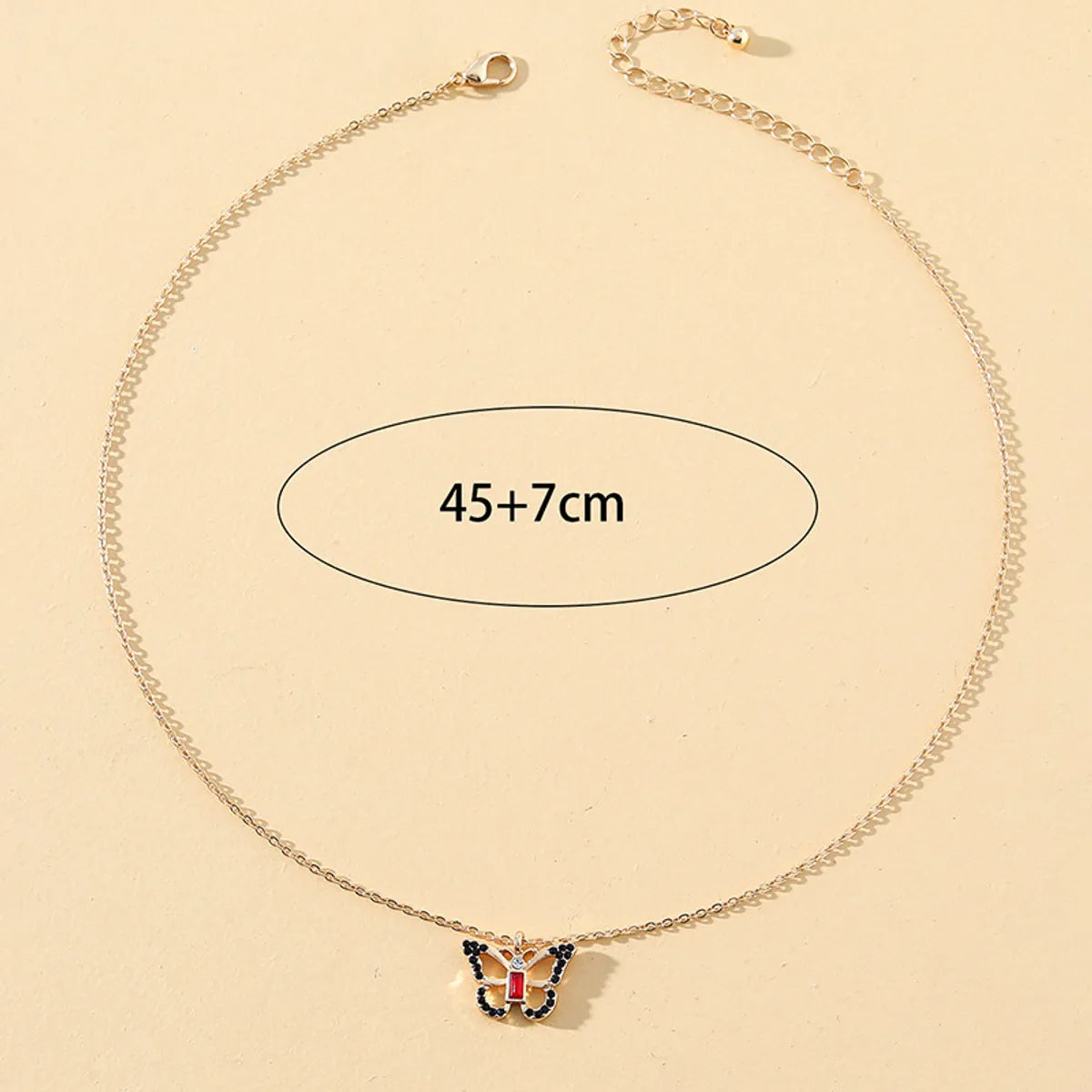 Casual Simple Style Streetwear Butterfly Alloy Wholesale Pendant Necklace