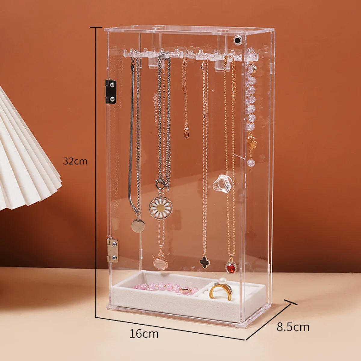 Casual Simple Style Transparent Arylic Jewelry Display