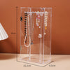 Casual Simple Style Transparent Arylic Jewelry Display