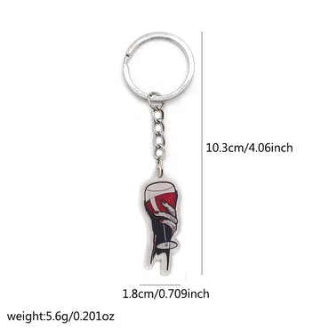 Casual Simple Style Wine Glass Arylic Alloy Keychain