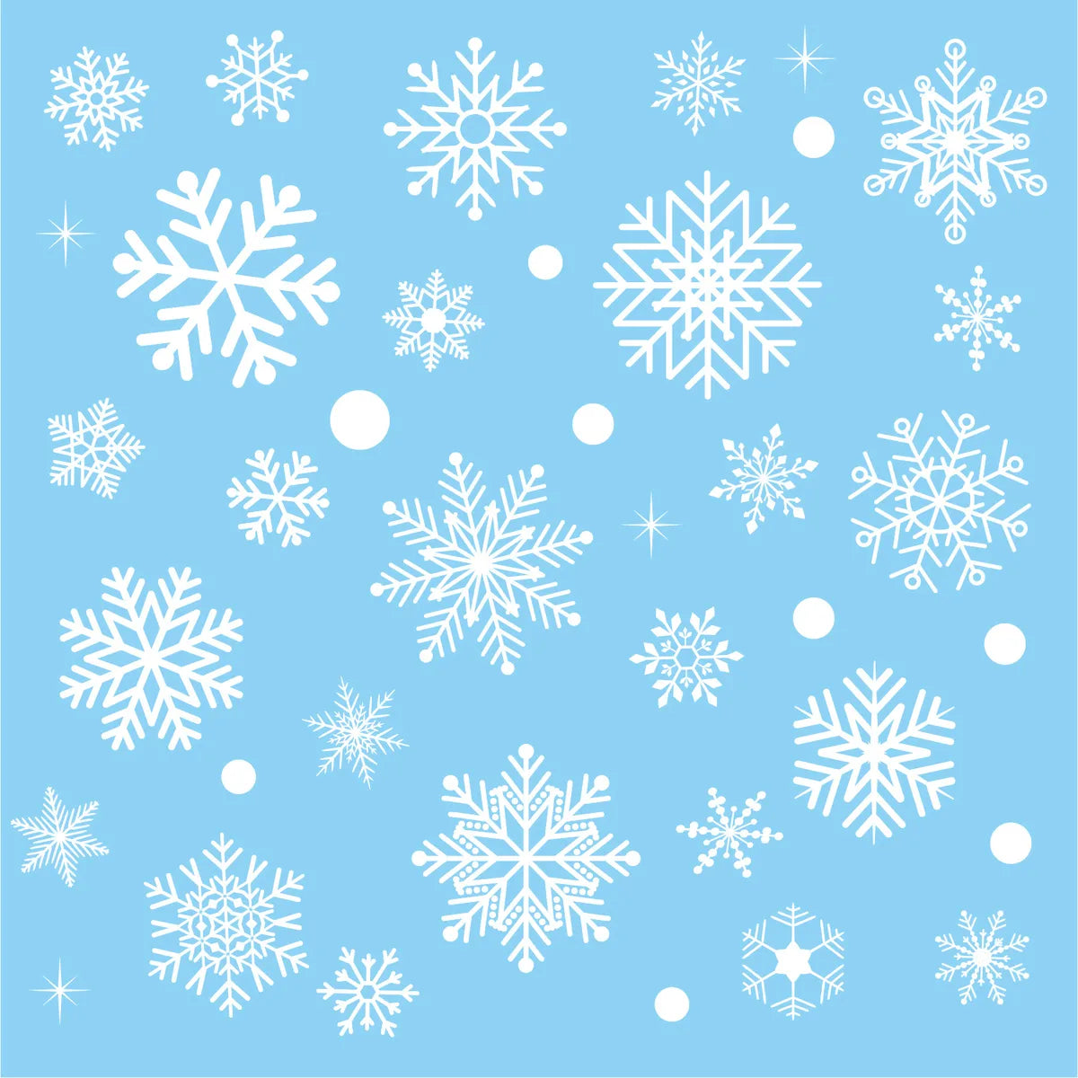 Casual Snowflake Pvc Wall Sticker Artificial Decorations