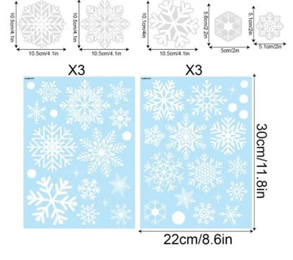 Casual Snowflake Pvc Wall Sticker Artificial Decorations