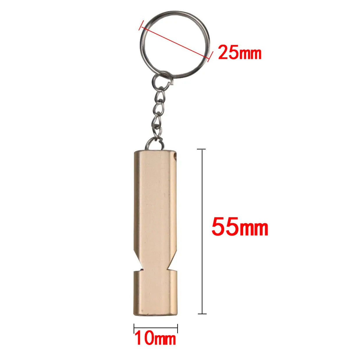 Casual Solid Color Aluminium Alloy Women'S Whistle