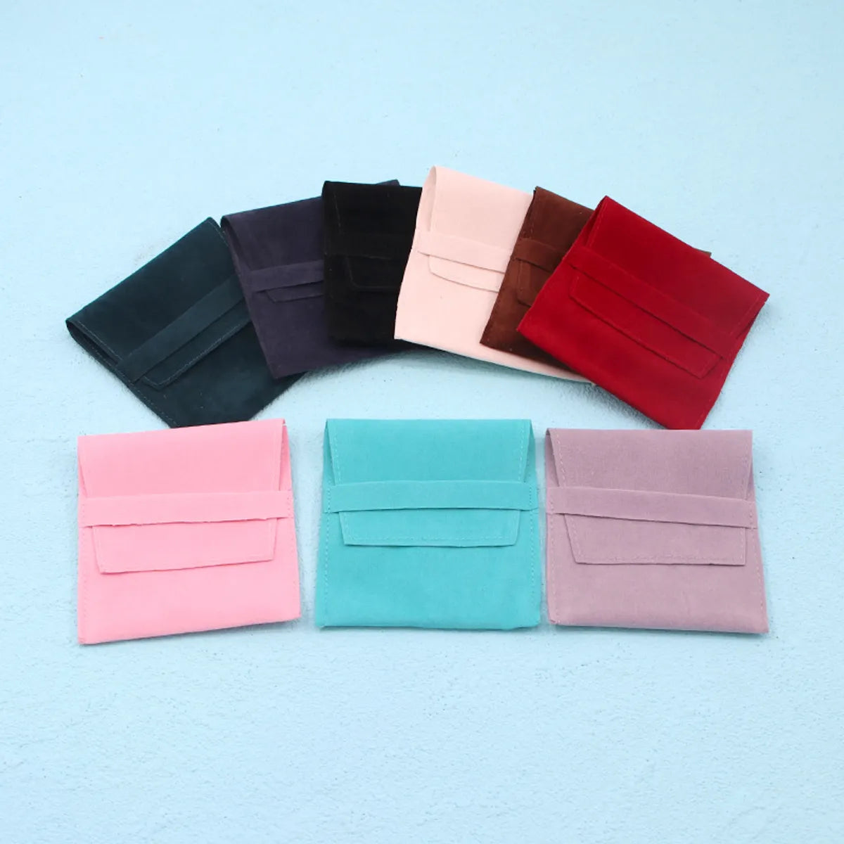 Casual Solid Color Cloth Jewelry Packaging Bags