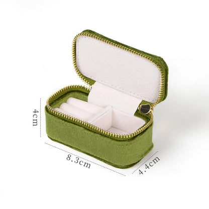 Casual Solid Color Flannel Wholesale Jewelry Boxes