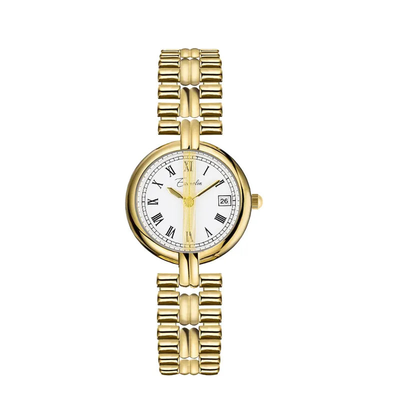 Casual Solid Color Jewelry Buckle Quartz Women'S Watches