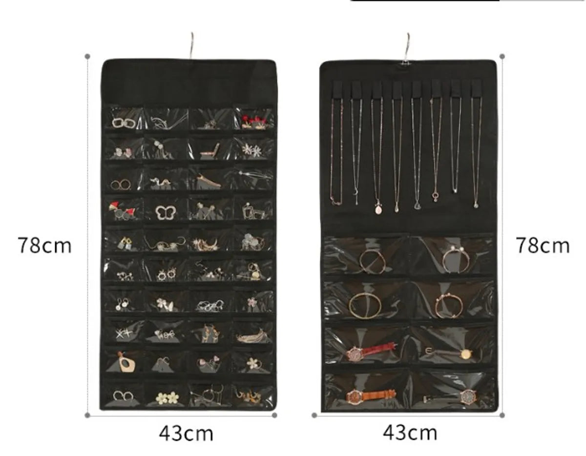 Casual Solid Color Nonwoven Jewelry Rack