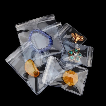 Casual Solid Color Plastic Jewelry Packaging Bags