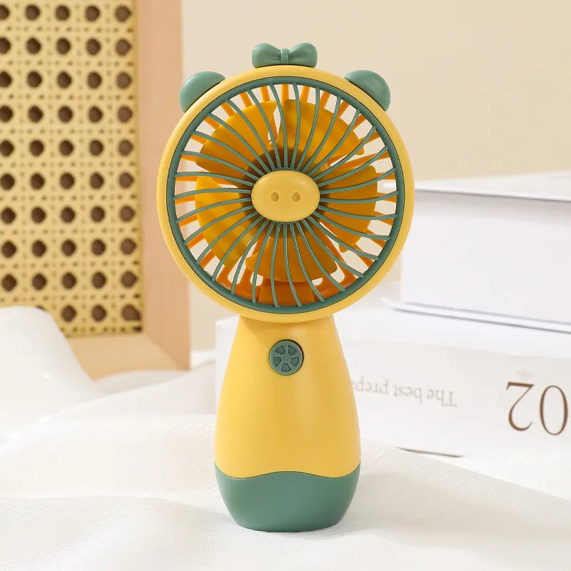 Casual Solid Color Plastic Little Fan