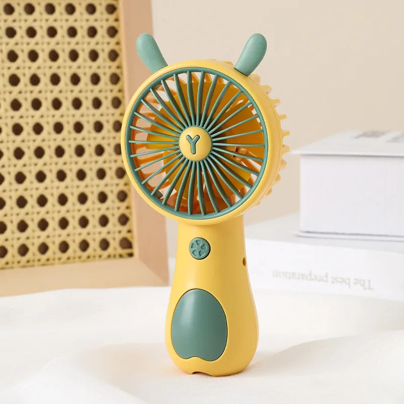 Casual Solid Color Plastic Little Fan