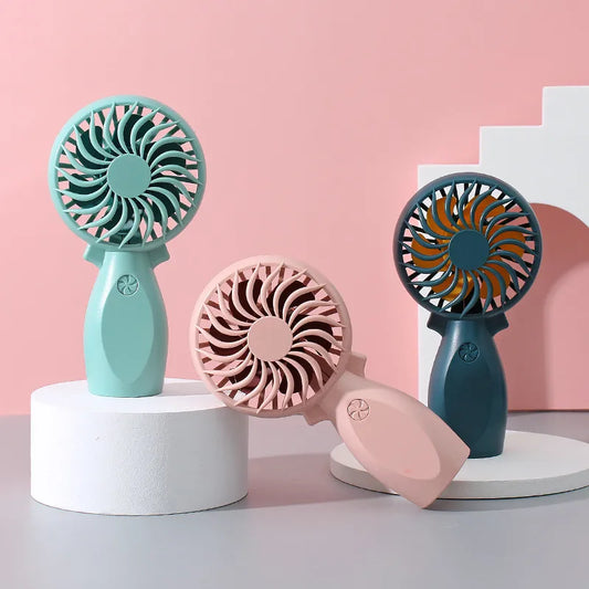 Casual Solid Color Plastic Little Fan