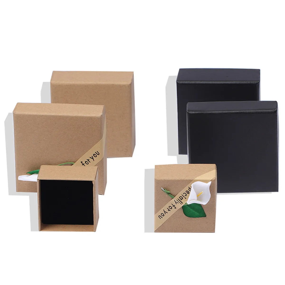 Casual Solid Color Pu Leather Jewelry Boxes 1 Piece