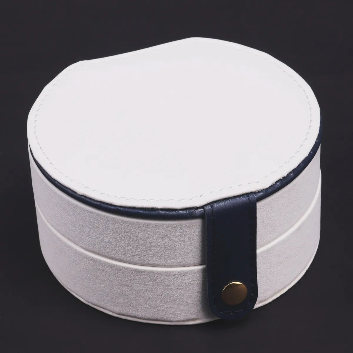 Casual Solid Color Pu Leather Jewelry Boxes