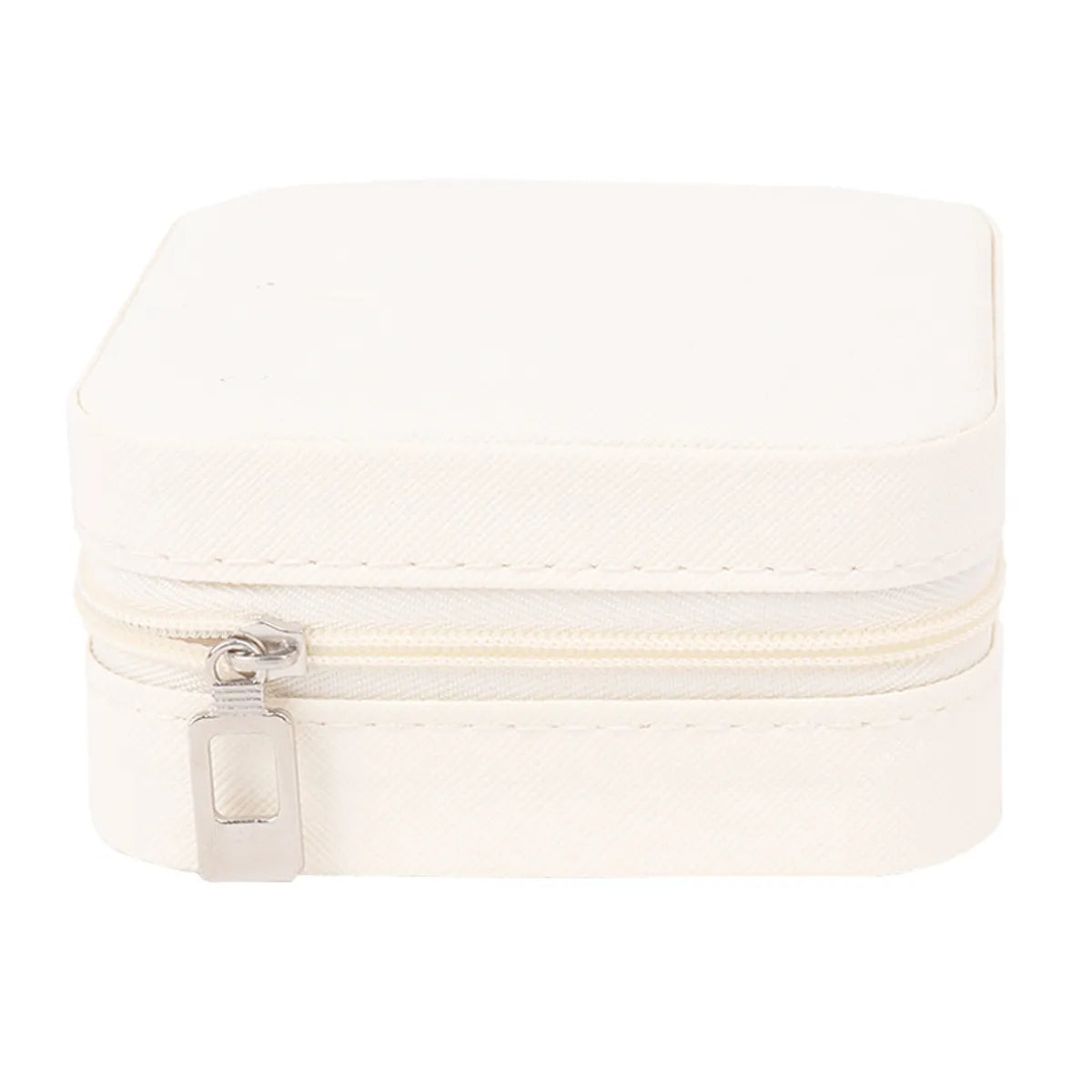 Casual Solid Color Pu Leather Jewelry Boxes