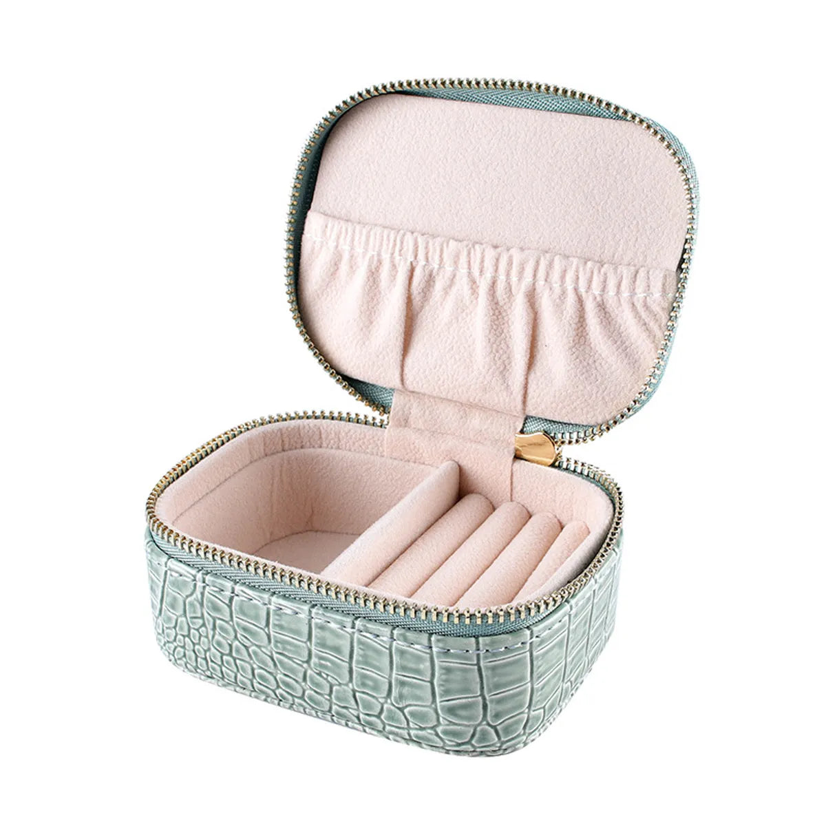 Casual Solid Color Pu Leather Jewelry Boxes