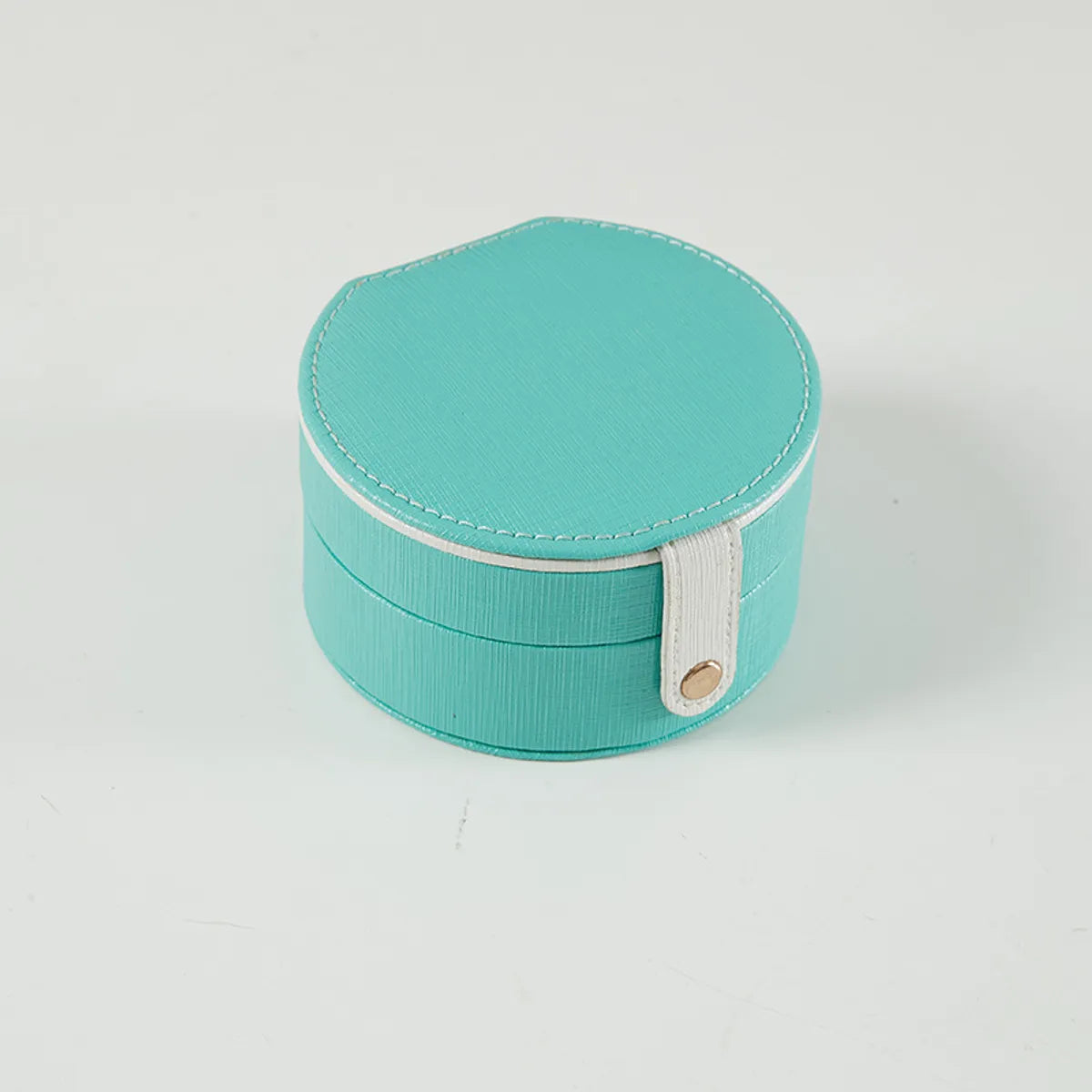 Casual Solid Color Pu Leather Jewelry Boxes