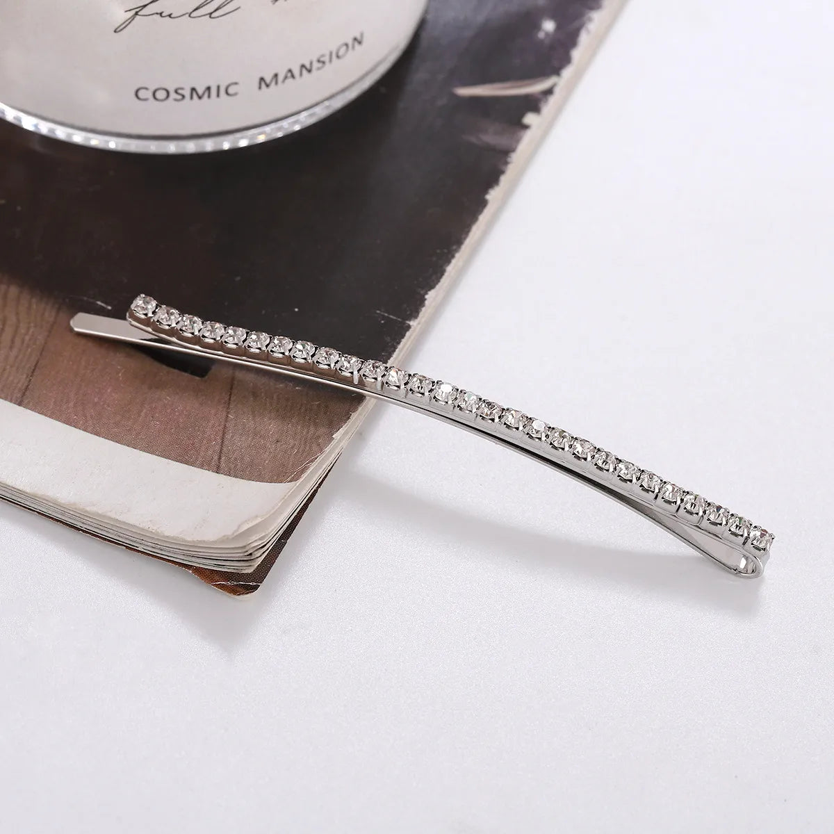 Casual Solid Color Rhinestone Plating Inlay Hair Clip