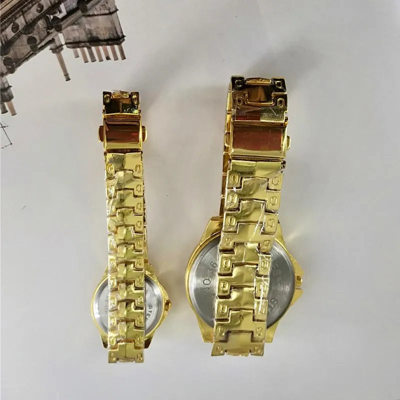 Casual Solid Color Single Folding Buckle Quartz Women'S Watches