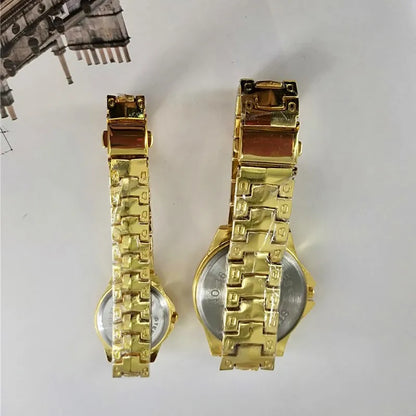 Casual Solid Color Single Folding Buckle Quartz Women'S Watches