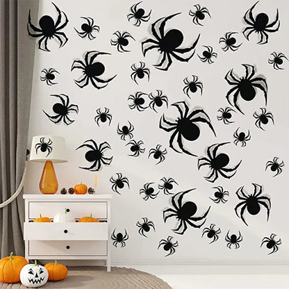 Casual Spider Bat PVC Wall Sticker Artificial Decorations