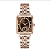 Casual Square Double Side Snaps Quartz Women'S Watches