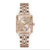 Casual Square Double Side Snaps Quartz Women'S Watches