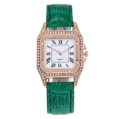 Casual Square Star Quartz Women'S Watches