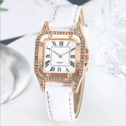 Casual Square Star Quartz Women'S Watches